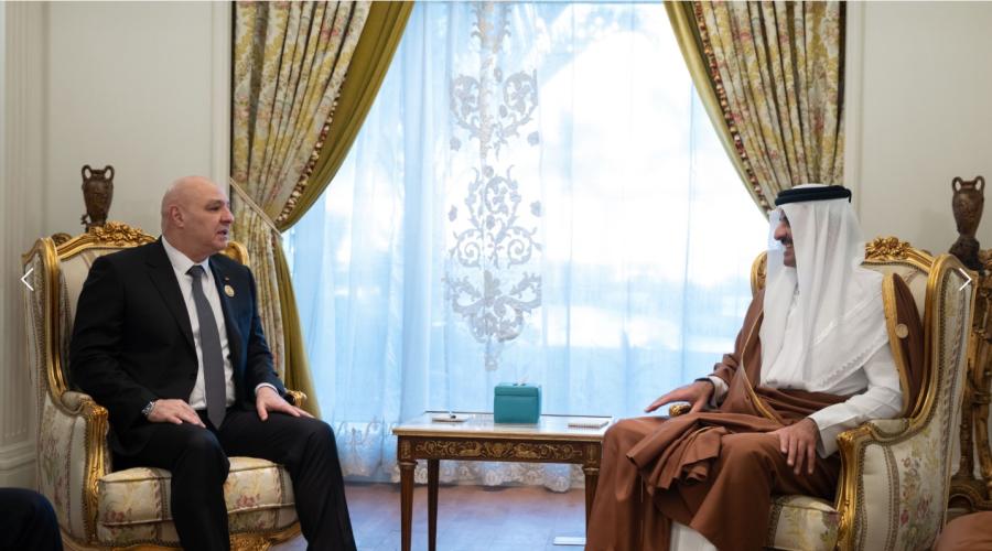 HH The Amir Meets President of Lebanon